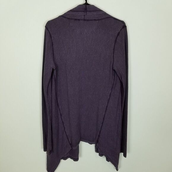 Gramicci Hemp / Cotton Open Front Cardigan Size M Purple - Picture 4 of 6
